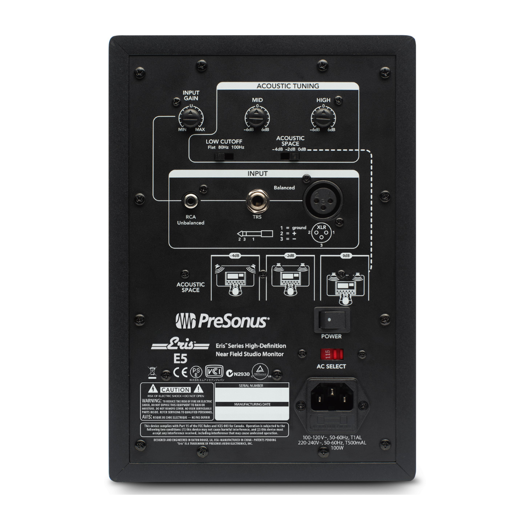 PreSonus Eris E5 5 inch Powered Studio Monitor