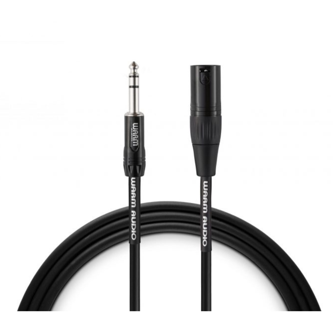 Warm Audio Pro Silver XLR Male to TRS Male Cable - 6-foot