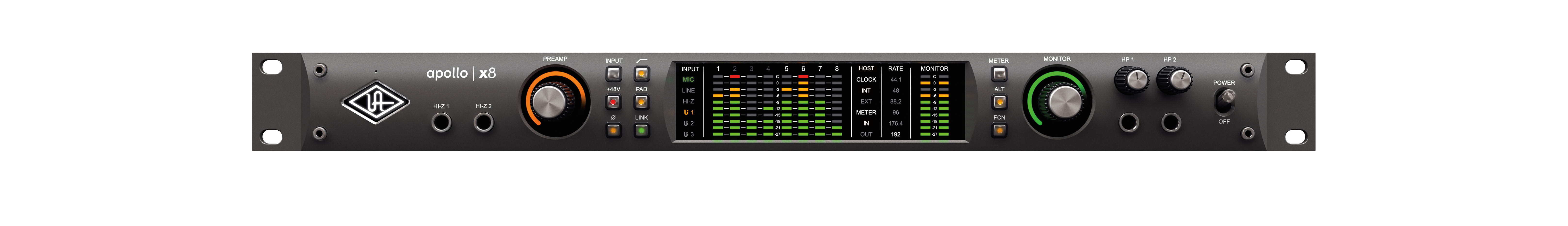 Universal Audio Apollo x8 Heritage Edition 18 x 24 Thunderbolt 3 Audio Interface with UAD DSP
