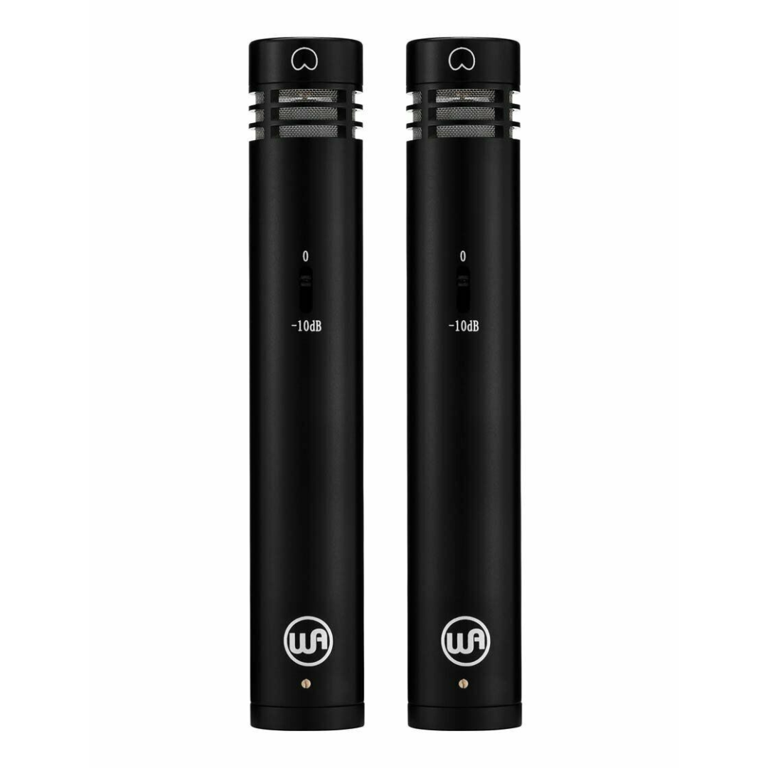 Warm Audio WA-84 Small-diaphragm Condenser Microphone - Stereo Pair (Black)