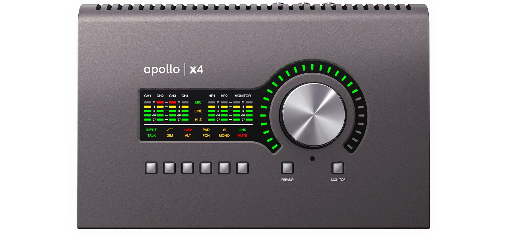 Universal Audio Apollo x4 Heritage Edition 12x18 Thunderbolt 3 Audio Interface with UAD DSP